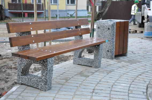 Ławka Betonowa 00443